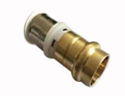 Product image of Pex Crimp x Cu Press Gas Connector 16mm  