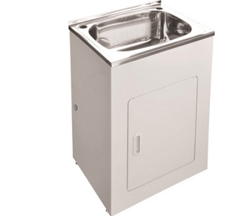 Product image of Fienza Chica 45ltr S/S Single Laundry Tub & Cabinet 