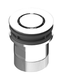 Product image of Decina Pop-Up Waste & Overflow Kit Chrome 