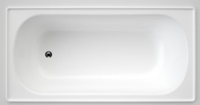 Product image of Bath Stirling Steel 1525mm  White