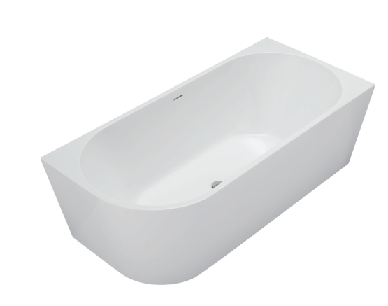 Product image of Fienza ISABELLA 1700mm Corner Bath Gloss White with Overflow Left Hand 1700x780x600mm