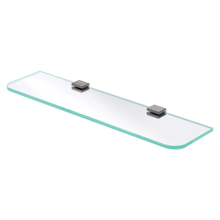 Product image of Fienza TONO Glass Shelf 500mm Gun Metal (85107GM)  