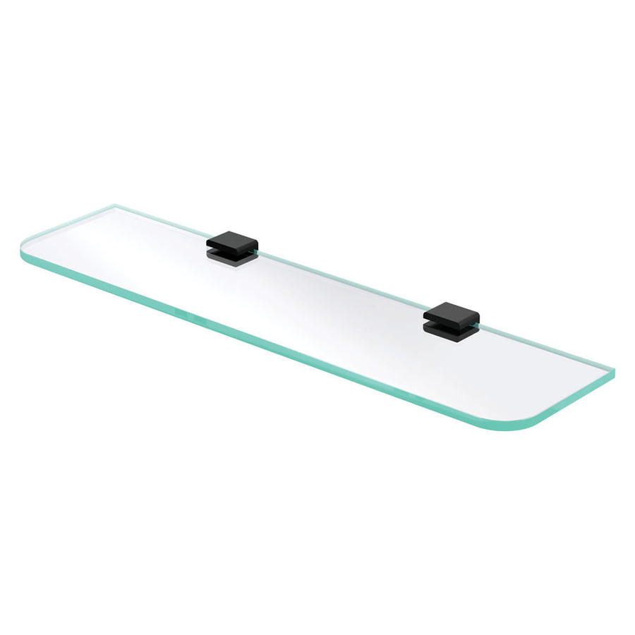 Product image of Fienza TONO Glass Shelf 500mm Matte Black (85107MB) 