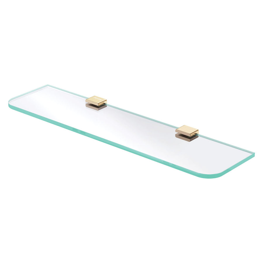 Product image of Fienza TONO Glass Shelf 500mm Urban Brass (85107UB) 