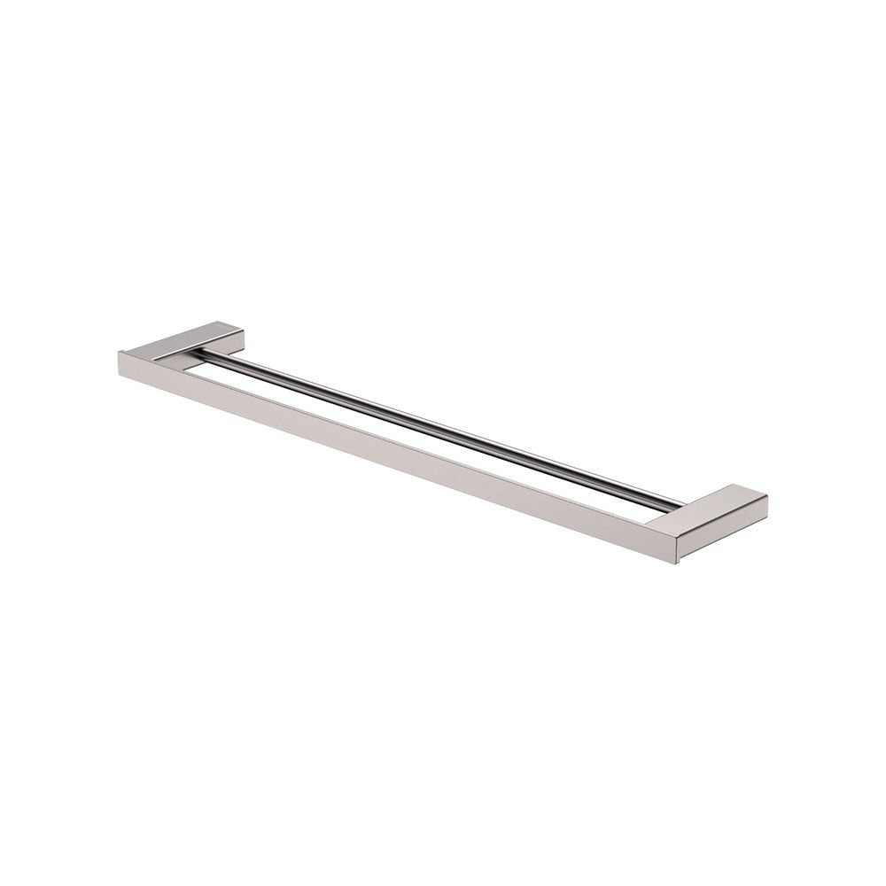 Product image of Fienza TONO 610 Double Towel Rail Brushed Nickel 85108600BN 