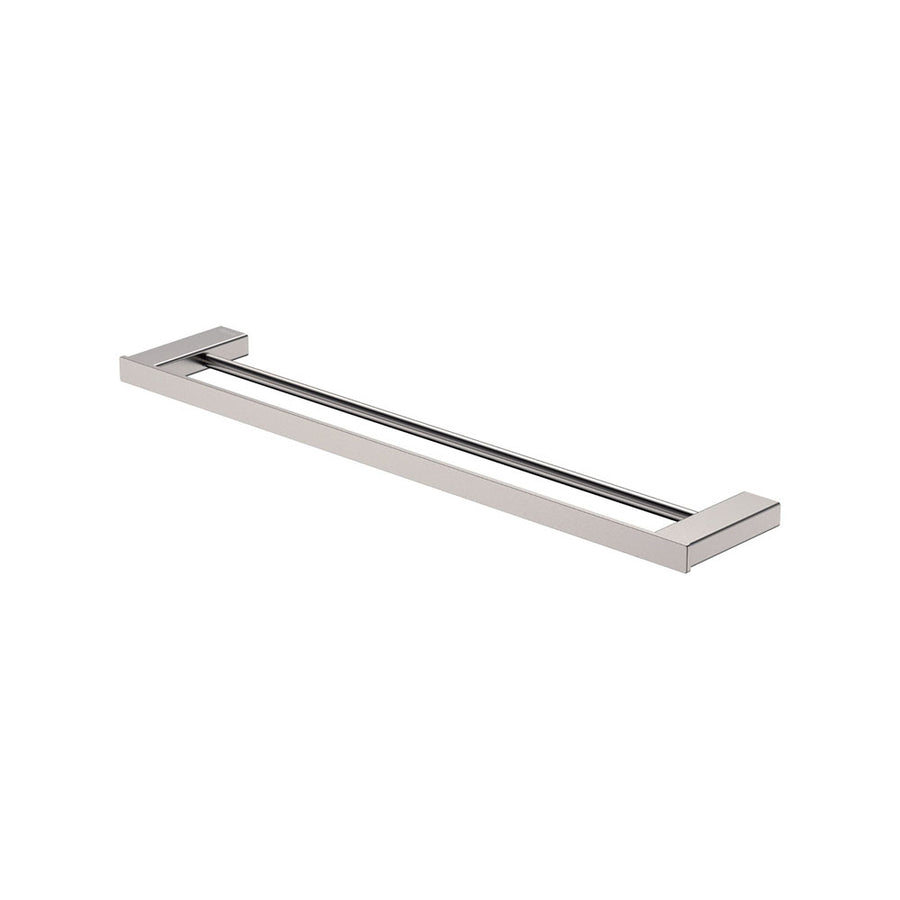 Product image of Fienza TONO 610 Double Towel Rail Brushed Nickel 85108600BN 