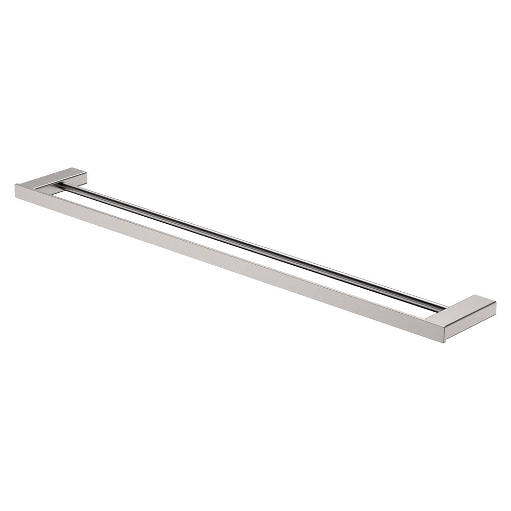 Product image of Fienza TONO 810 Double Towel Rail Brushed Nickel  