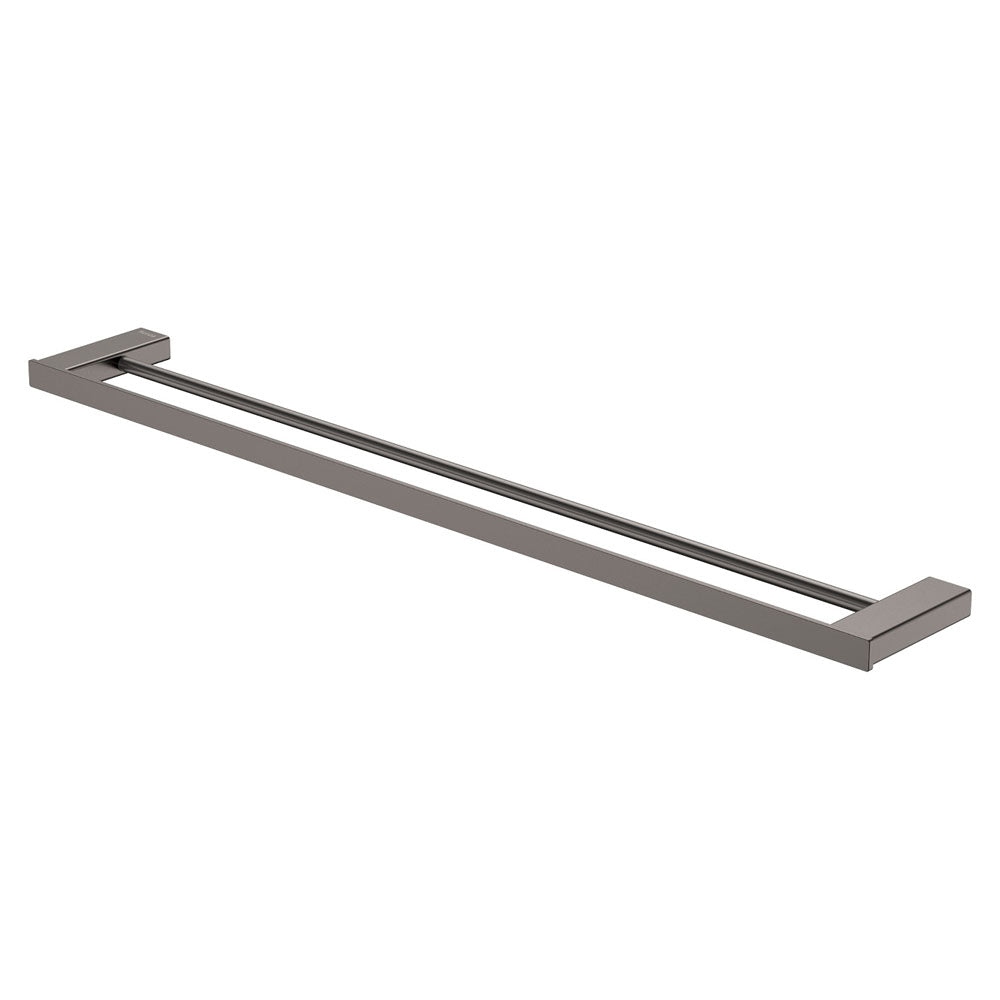 Product image of Fienza TONO 810 Double Towel Rail Gun Metal (85108800GM) 