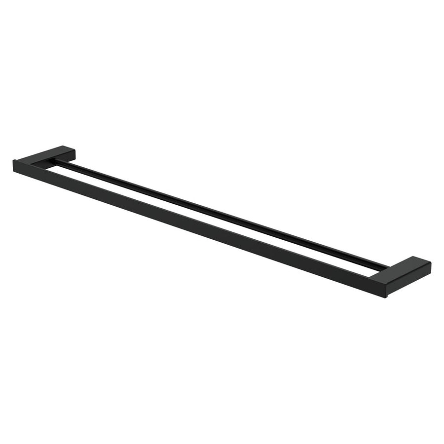 Product image of Fienza TONO 810 Double Towel Rail Matte Black (85108800MB) 