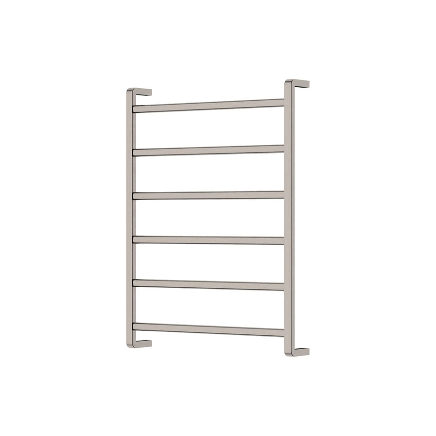 Product image of Fienza TONO Heated Towel Rail 6080 Brushed Nickel (6 Bars) 600x800x100mm (8516080BN)