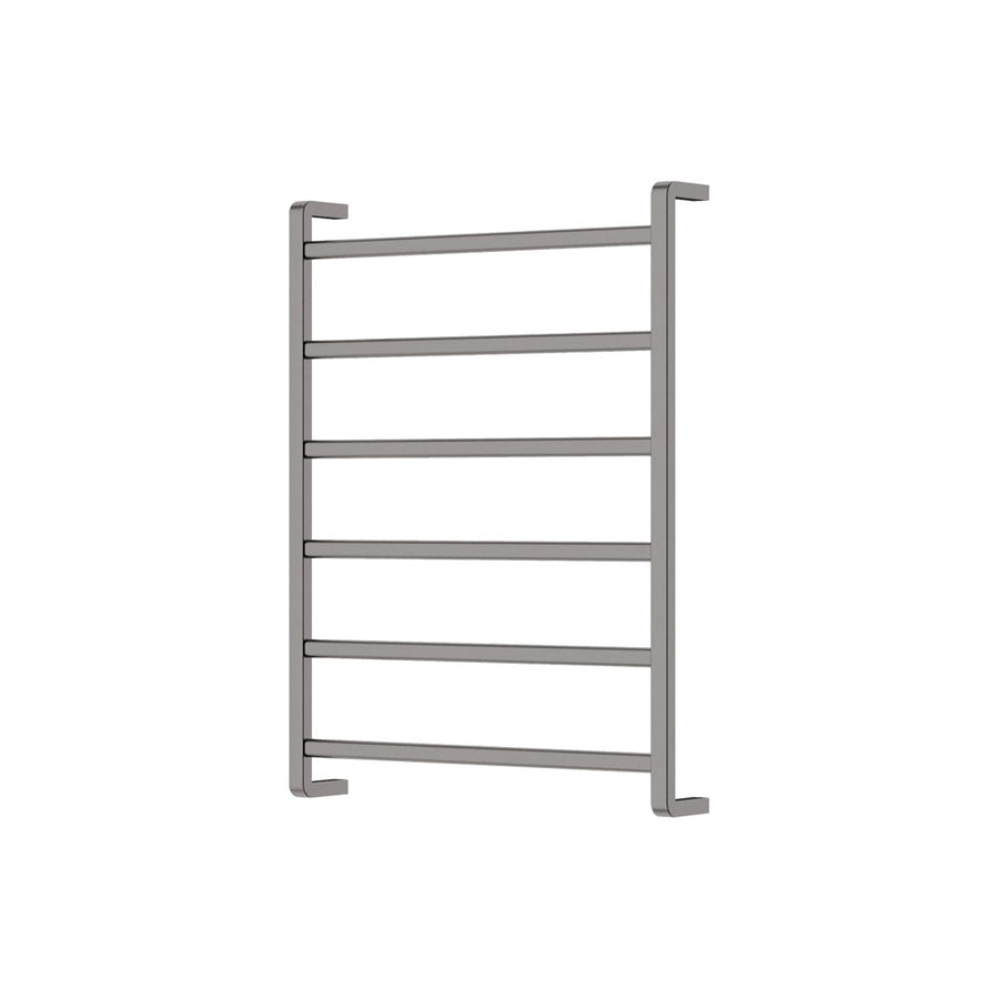 Product image of Fienza TONO Heated Towel Rail 6080 Gun Metal (6 Bars) 600x800x100mm (8516080GM)