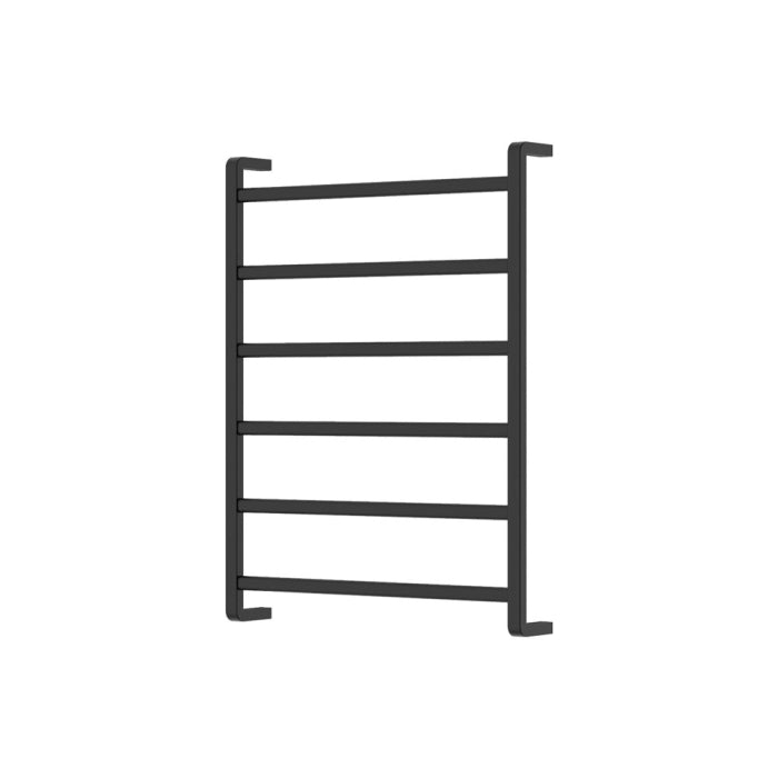 Product image of Fienza TONO Heated Towel Rail 6080 Matte Black (6 Bars) 600x800x100mm (8516080MB)