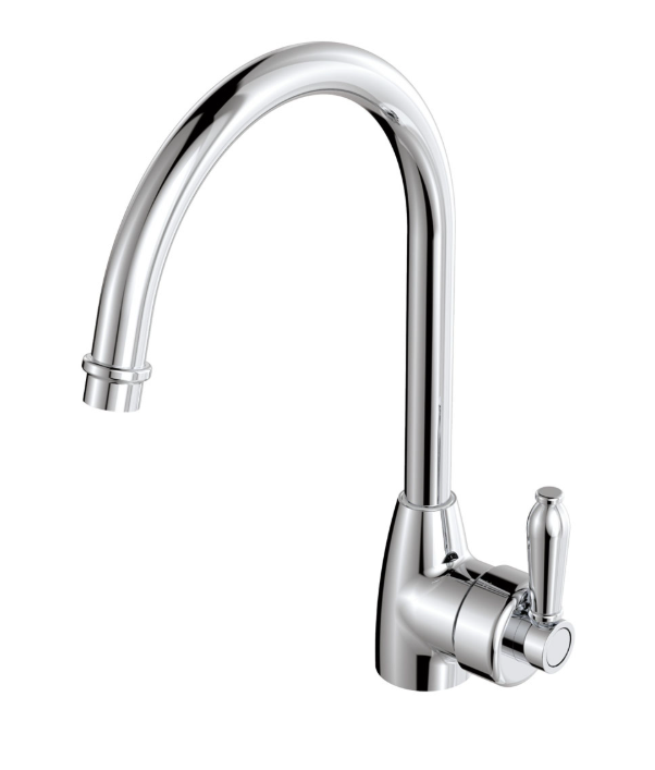 Product image of Fienza ELEANOR Gooseneck Kitchen Mixer Chrome LF