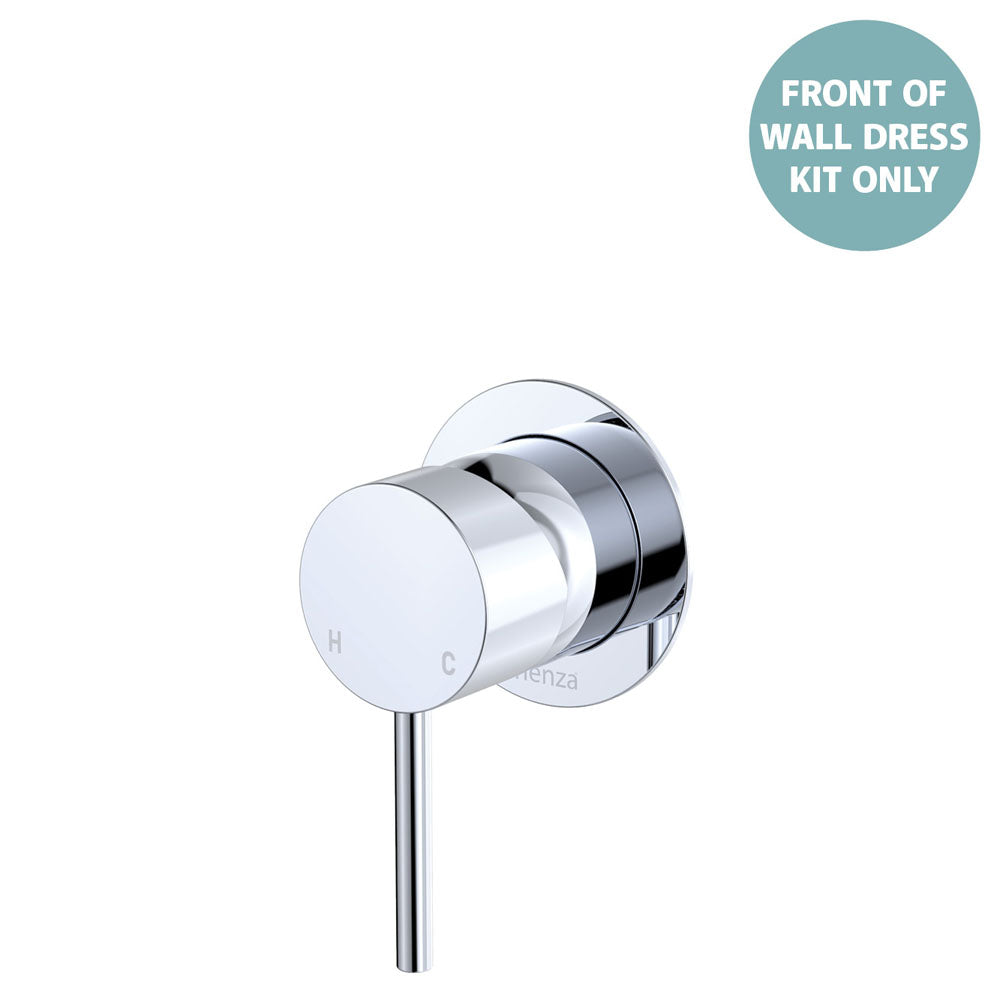 Product image of Fienza KAYA Wall Mixer Dress Kit Set Small Round Plate Chrome LF SUS304 D228101-LF