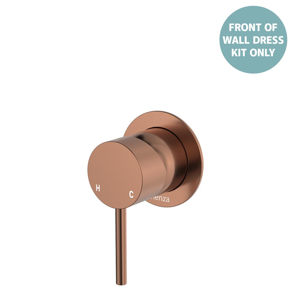 Product image of Fienza KAYA Wall Mixer Dress Kit Set Small Round Plate Brushed Copper LF SUS304 D228101CO-LF