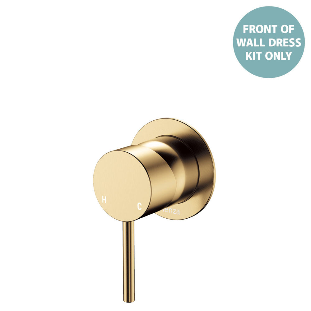 Product image of Fienza KAYA Wall Mixer Dress Kit Set Small Round Plate Urban Brass LF SUS304 D228101UB-LF