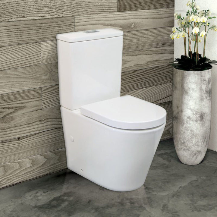 Isabella Back-to-Wall Toilet Suite S trap - set out 90-160