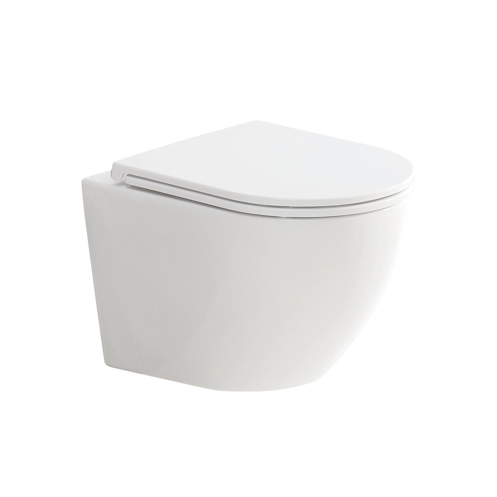 Koko Gloss White Wall-Hung Toilet Suite