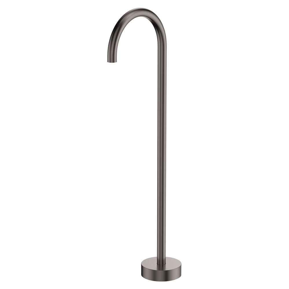 Product image of Fienza KAYA Gooseneck Floor Mounted Bath Outlet Gun Metal SP8016GM
