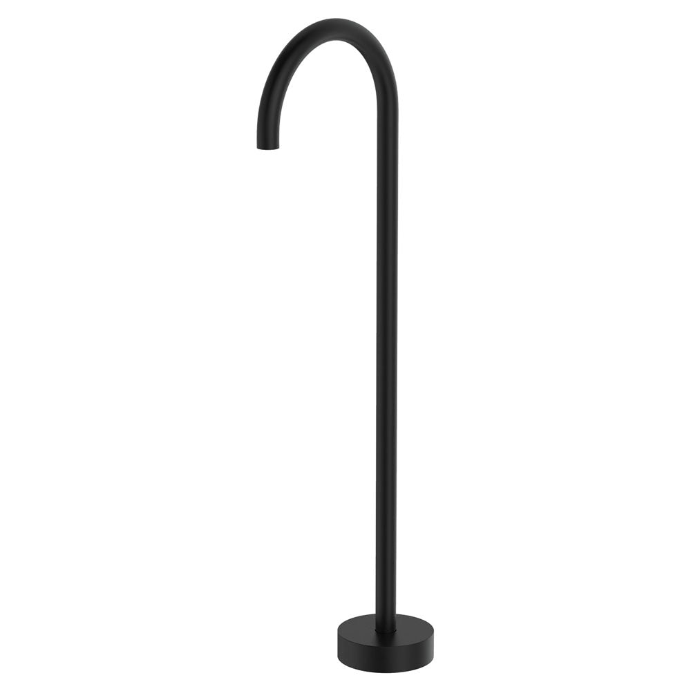 Product image of Fienza Hustle Floor Mounted Bath Outlet Matte Black - SP8016MB