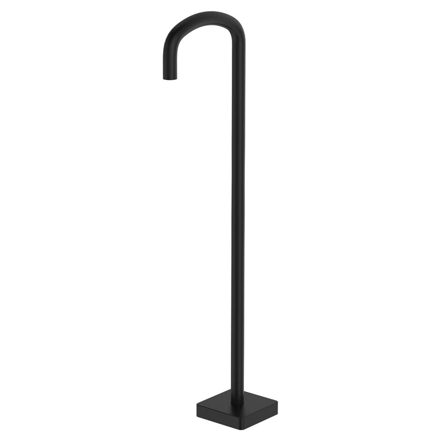 Product image of Fienza TONO Freestanding Floor Mounted Bath Outlet Matte Black (SP8019B)
