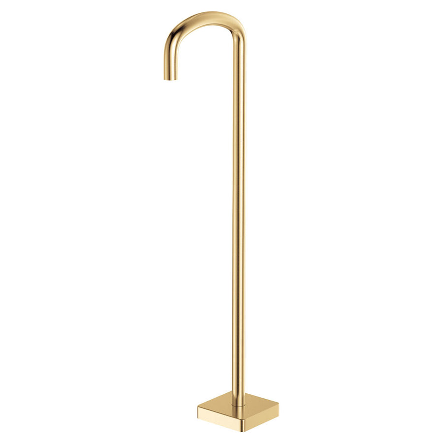 Product image of Fienza TONO Freestanding Floor Mounted Bath Outlet Urban Brass (SP8019UB)