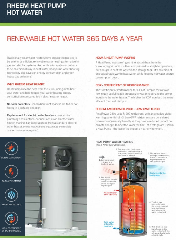 Rheem MPi-325 Series II Heat Pump
