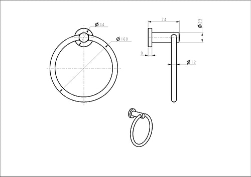 Enhance Meno Plus Towel Ring